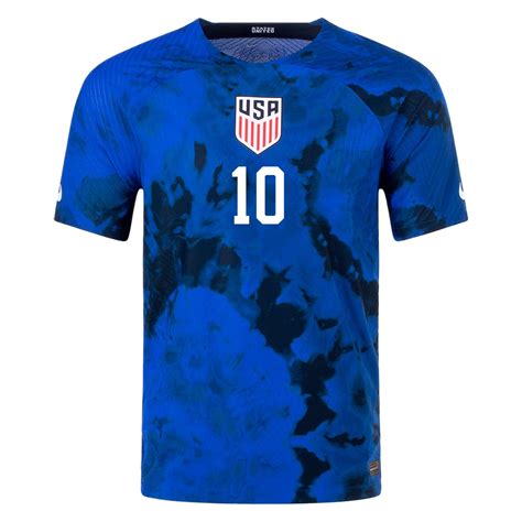 Youth Nike 2022 USMNT Pulisic 10 Away Jersey